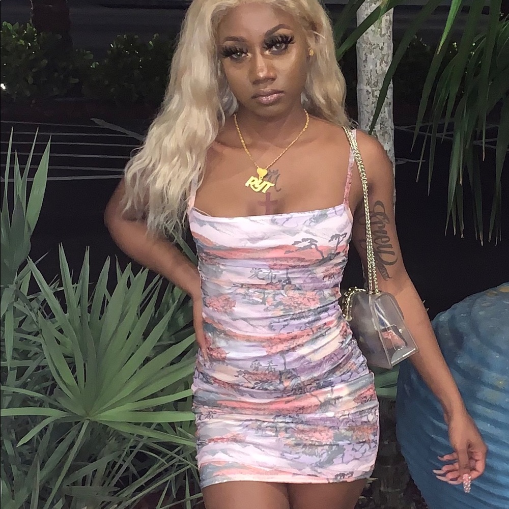 Japanese print PLT dress